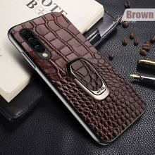 Load image into Gallery viewer, Original leather Magnetic Kickstand Case For Samsung Galaxy a50 a70 a71 a30 A40 A51 s9 s8 s7 S20 Ultra s10 Plus Note 10 Plus 8 9