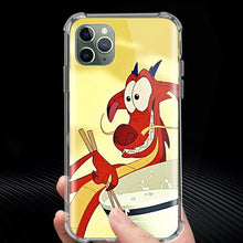 Load image into Gallery viewer, Cartoon Mulan's Dragon Case for Apple iphone 11 11Pro XR XS Max X 7 8 6 6S Plus Airbag Anti-Fall Clear Phone Fundas Capa
