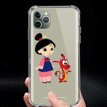 Load image into Gallery viewer, Cartoon Mulan's Dragon Case for Apple iphone 11 11Pro XR XS Max X 7 8 6 6S Plus Airbag Anti-Fall Clear Phone Fundas Capa