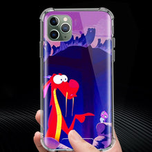 Load image into Gallery viewer, Cartoon Mulan's Dragon Case for Apple iphone 11 11Pro XR XS Max X 7 8 6 6S Plus Airbag Anti-Fall Clear Phone Fundas Capa