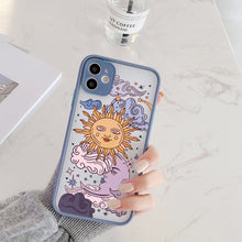 Load image into Gallery viewer, JAMULAR Funny Sun Moon Face Shockproof Phone Case For iPhone 11 Pro 7 XS MAX X XR SE 2020 8 Plus Soft TPU Matte Candy Back Cover