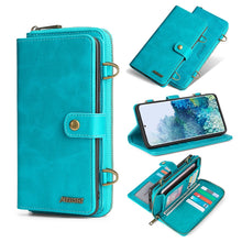 Load image into Gallery viewer, Detachable wallet backpack Leather phone case for Samsung Galaxy M21 A20E A40 A50 A51 A70 A71 S8 S9 S10 S20 S20Plus Note20 Ultra