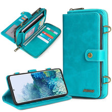 Load image into Gallery viewer, Detachable wallet backpack Leather phone case for Samsung Galaxy M21 A20E A40 A50 A51 A70 A71 S8 S9 S10 S20 S20Plus Note20 Ultra