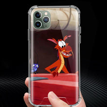 Load image into Gallery viewer, Cartoon Mulan's Dragon Case for Apple iphone 11 11Pro XR XS Max X 7 8 6 6S Plus Airbag Anti-Fall Clear Phone Fundas Capa
