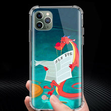 Load image into Gallery viewer, Cartoon Mulan's Dragon Case for Apple iphone 11 11Pro XR XS Max X 7 8 6 6S Plus Airbag Anti-Fall Clear Phone Fundas Capa
