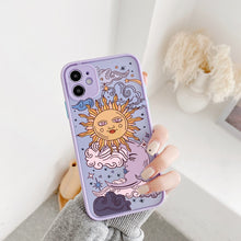 Load image into Gallery viewer, JAMULAR Funny Sun Moon Face Shockproof Phone Case For iPhone 11 Pro 7 XS MAX X XR SE 2020 8 Plus Soft TPU Matte Candy Back Cover

