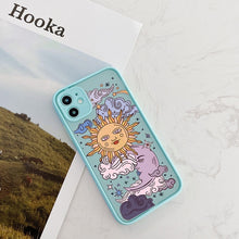 Load image into Gallery viewer, JAMULAR Funny Sun Moon Face Shockproof Phone Case For iPhone 11 Pro 7 XS MAX X XR SE 2020 8 Plus Soft TPU Matte Candy Back Cover
