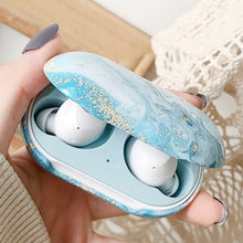 Load image into Gallery viewer, Retro Flower Marble PC Matte Earphone Case For Samsung Galaxy Buds+ Plus Cover For Galaxy Buds Bluetooth Wireless Headset Case
