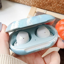 Load image into Gallery viewer, Retro Flower Marble PC Matte Earphone Case For Samsung Galaxy Buds+ Plus Cover For Galaxy Buds Bluetooth Wireless Headset Case
