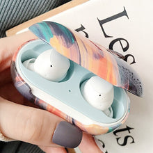 Load image into Gallery viewer, Retro Flower Marble PC Matte Earphone Case For Samsung Galaxy Buds+ Plus Cover For Galaxy Buds Bluetooth Wireless Headset Case
