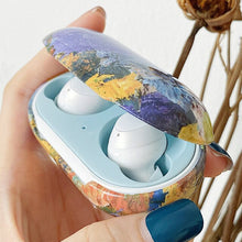 Load image into Gallery viewer, Retro Flower Marble PC Matte Earphone Case For Samsung Galaxy Buds+ Plus Cover For Galaxy Buds Bluetooth Wireless Headset Case
